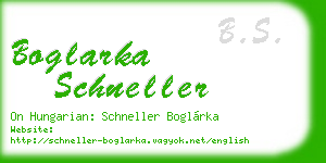 boglarka schneller business card